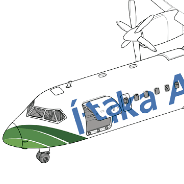 Ilustración de avión