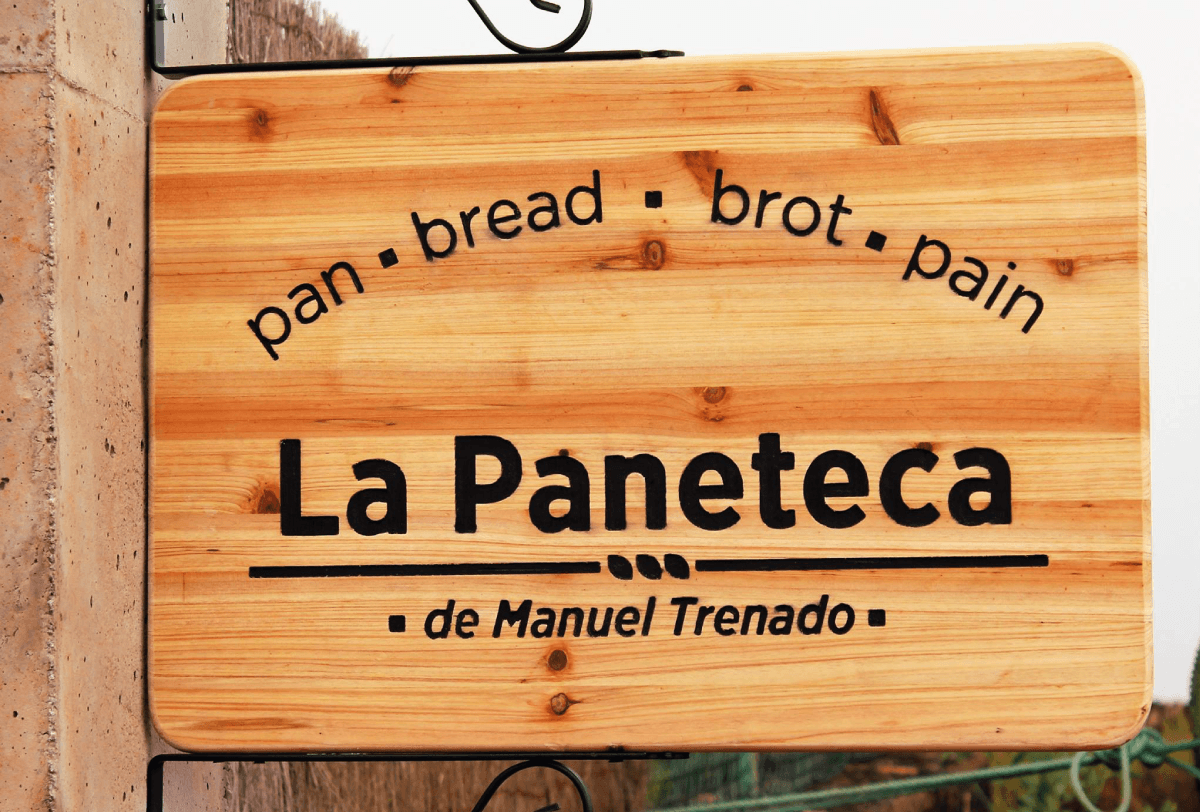 Aplicación del logotipo de La Paneteca